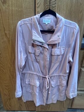 Risen Women's Blush Drawstring Utility Jacket